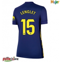 Camiseta Atletico Madrid Clement Lenglet #15 Visitante Equipación para mujer 2025-26 manga corta